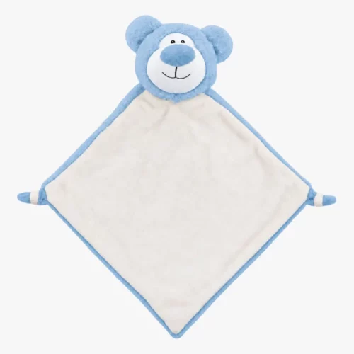 Blå nalle snuttefilt