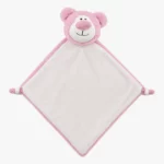 Rosa nalle snuttefilt med namn