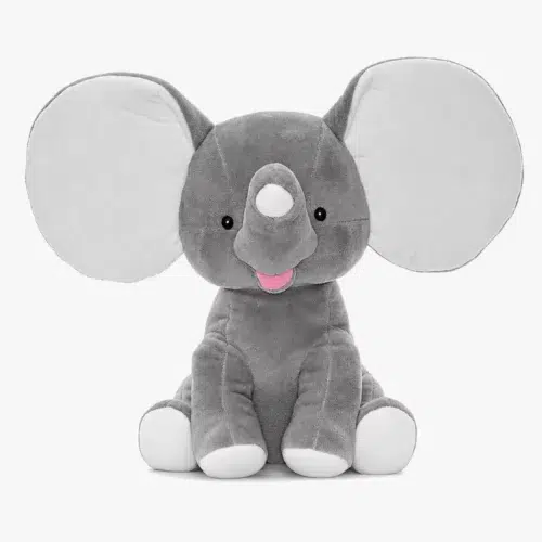 Grå elefant gosedjur med namn – Babar