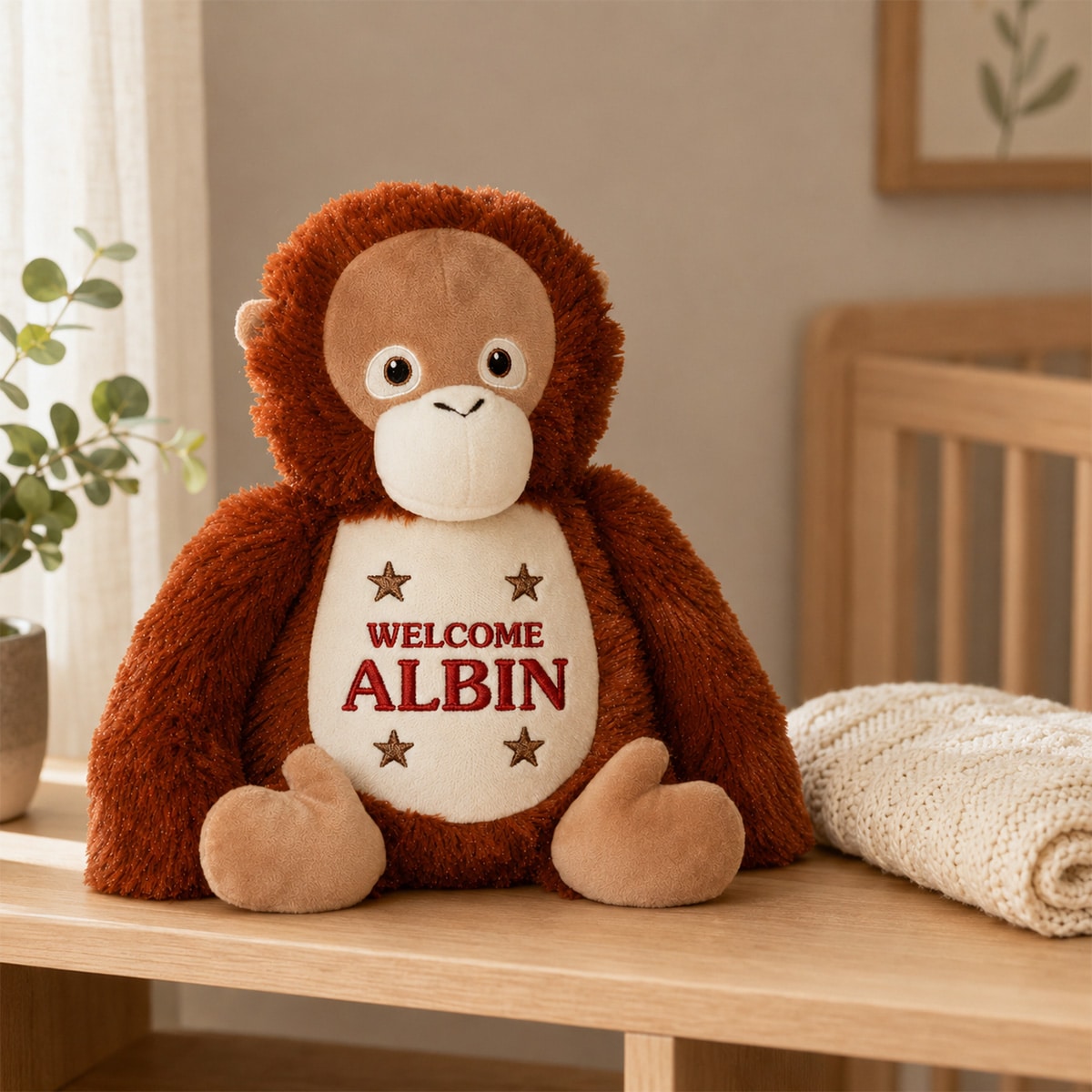 Orangutang mjukisdjur med namn - Loranga Orangutang mjukisdjur med namn - Loranga - Bild 2