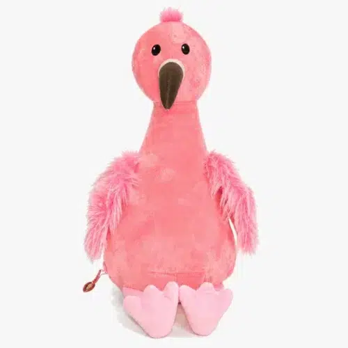 Flamingo med namn mjukisdjur rosa