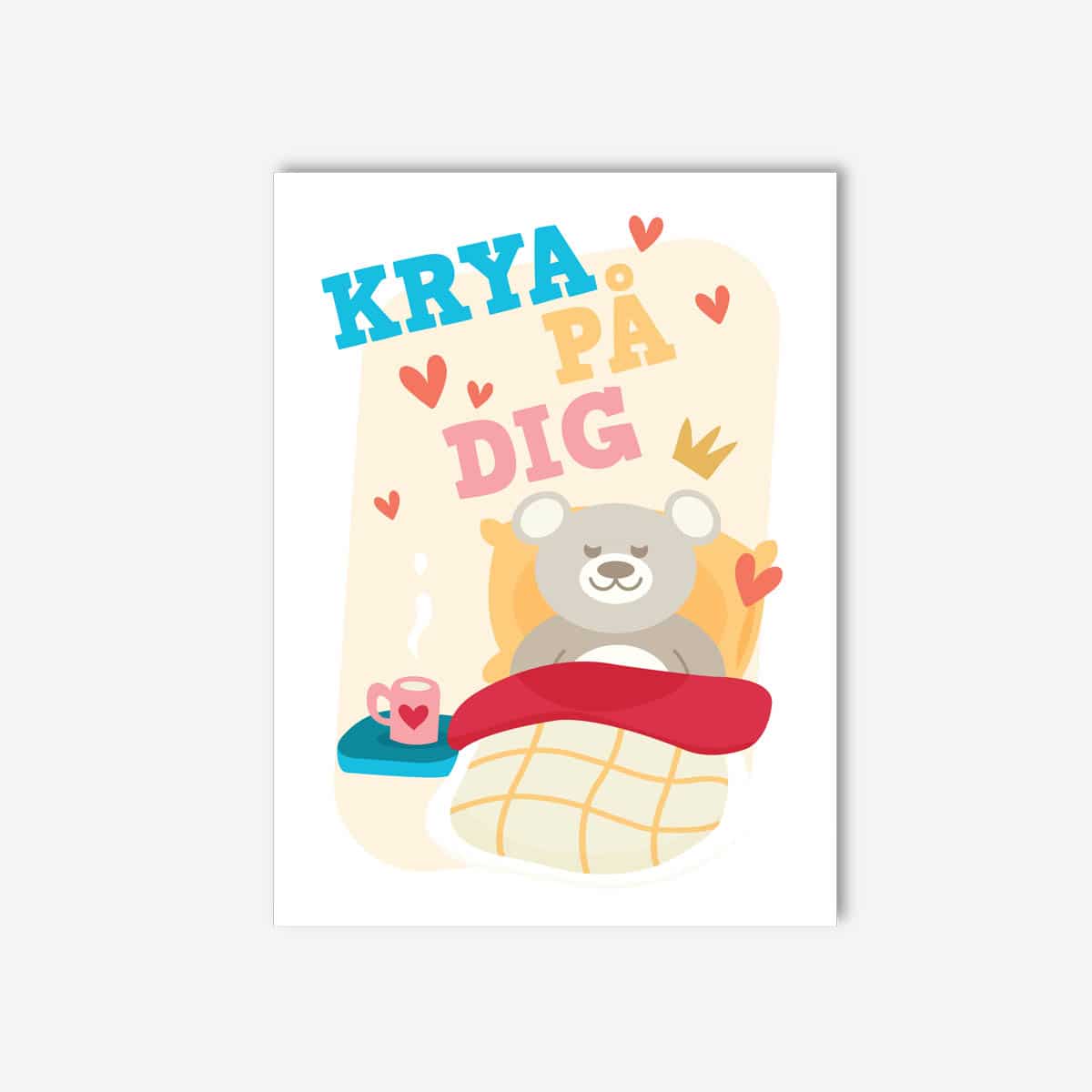 Gratulationskort - Krya på dig