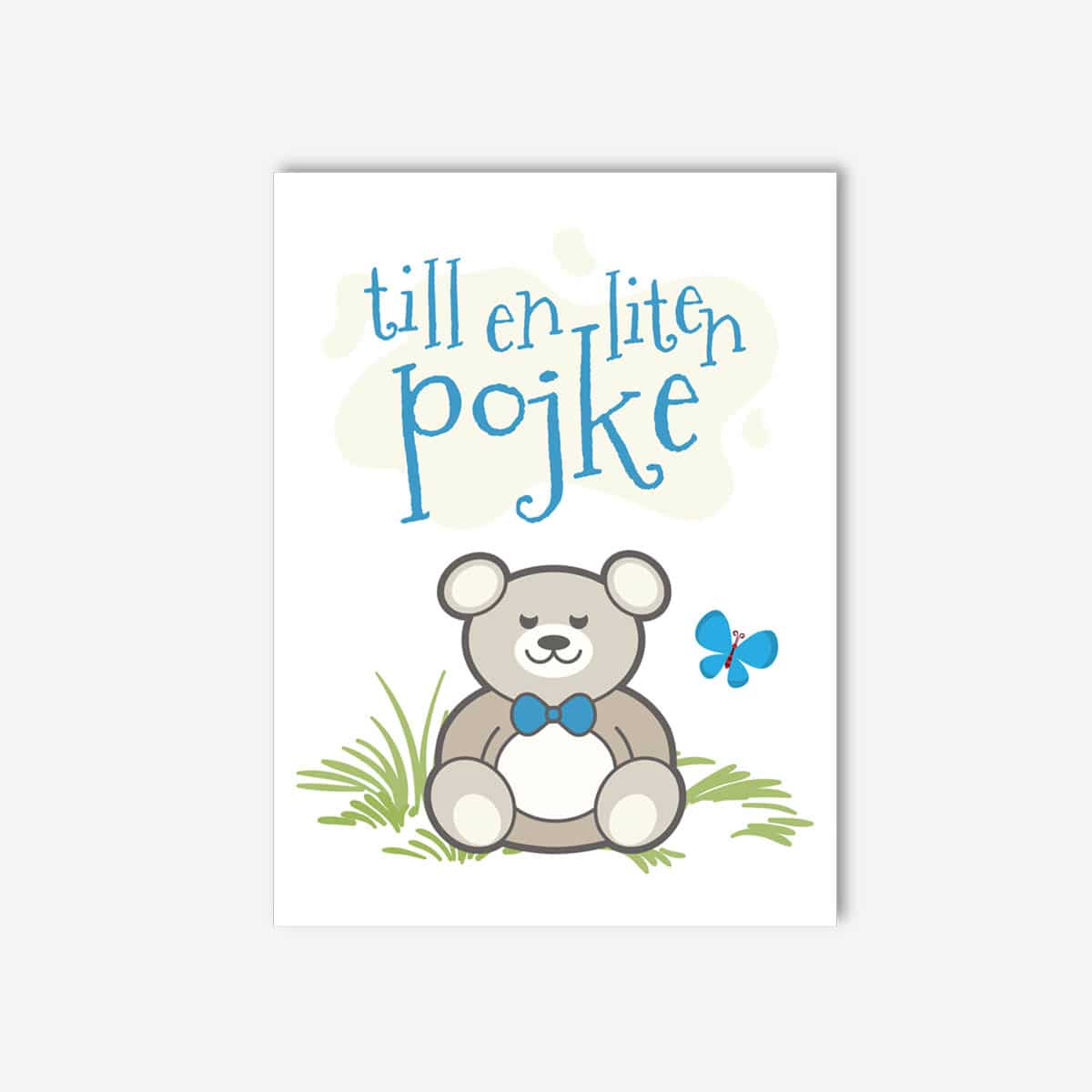 Gratulationskort - Liten pojke