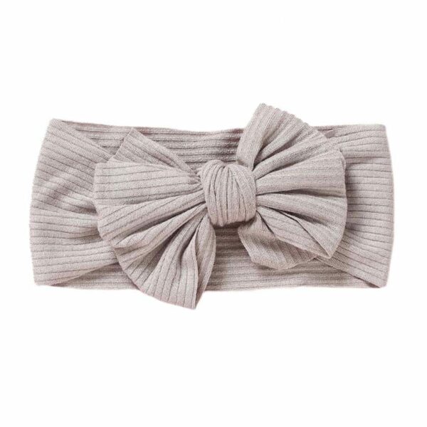 grå pannband till bebis