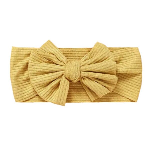 senapsfärgade hårband bebis sparkle