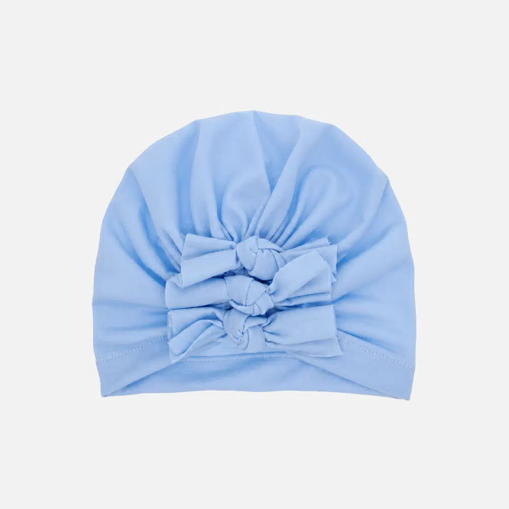 ljusblå turban baby ljusblå turban baby