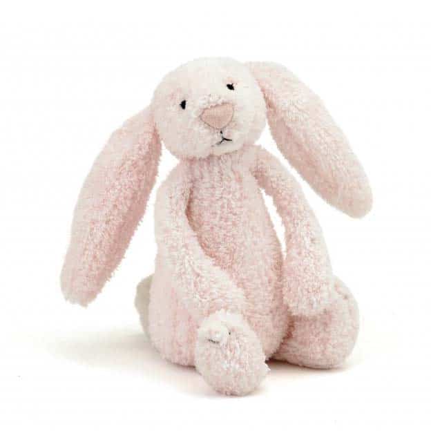 Ljusrosa kanin skallra, 18 cm, Jellycat