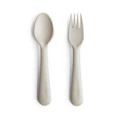 Sked och gaffel ivory