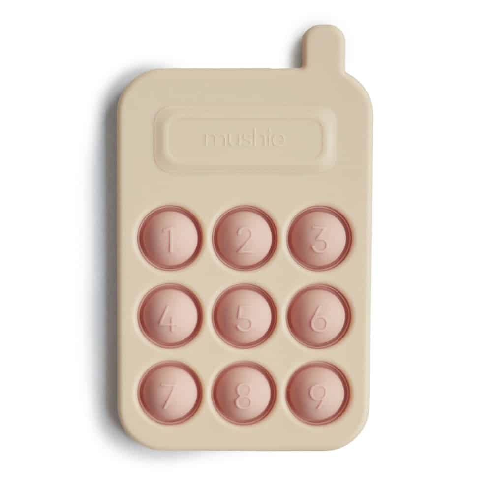 Telefon tryckleksak blush - Mushie