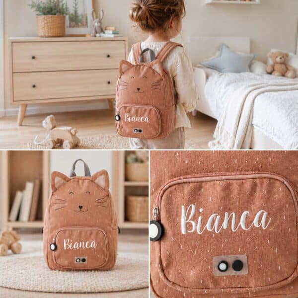 Ryggsäck med namn broderat, barnryggsäck