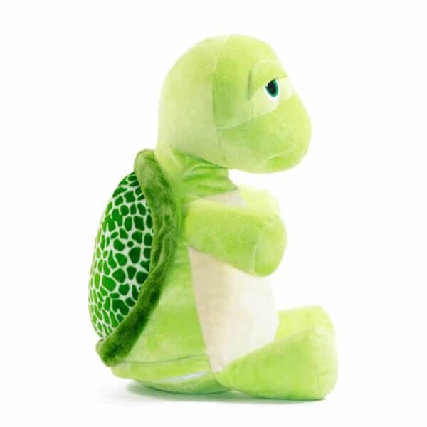 Mjukisdjur sköldpadda från sidan