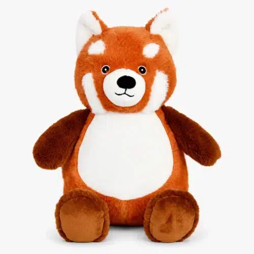 Röd panda gosedjur med namn
