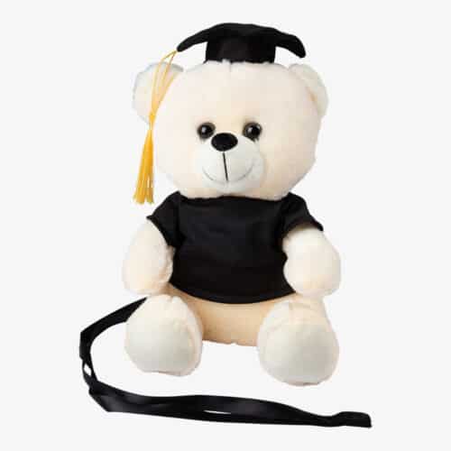 Studentnalle svart mössa