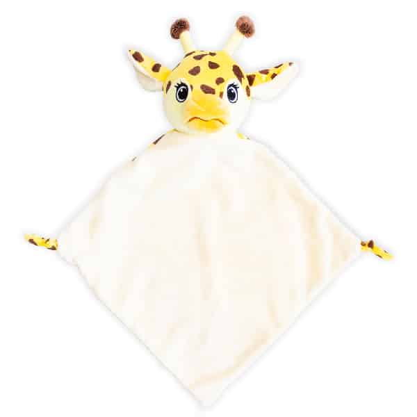 Giraffe snuttefilt med namn