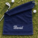 Golfhandduk med namn