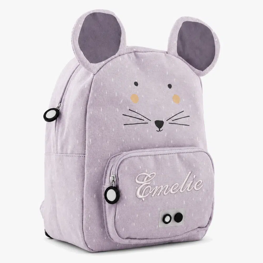 Ryggsäck med namn - Mrs. Mouse Ryggsäck med namn broderat - Mrs. Mouse