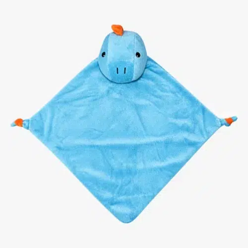 Blå dinosaurie snuttefilt
